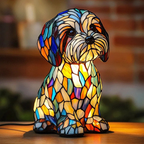Luminária Cachorrinho em Mosaico