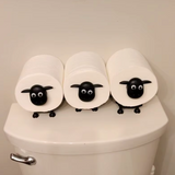 Suporte de Papel Higiênico Ovelha 3D – Decorativo e Independente para Banheiro