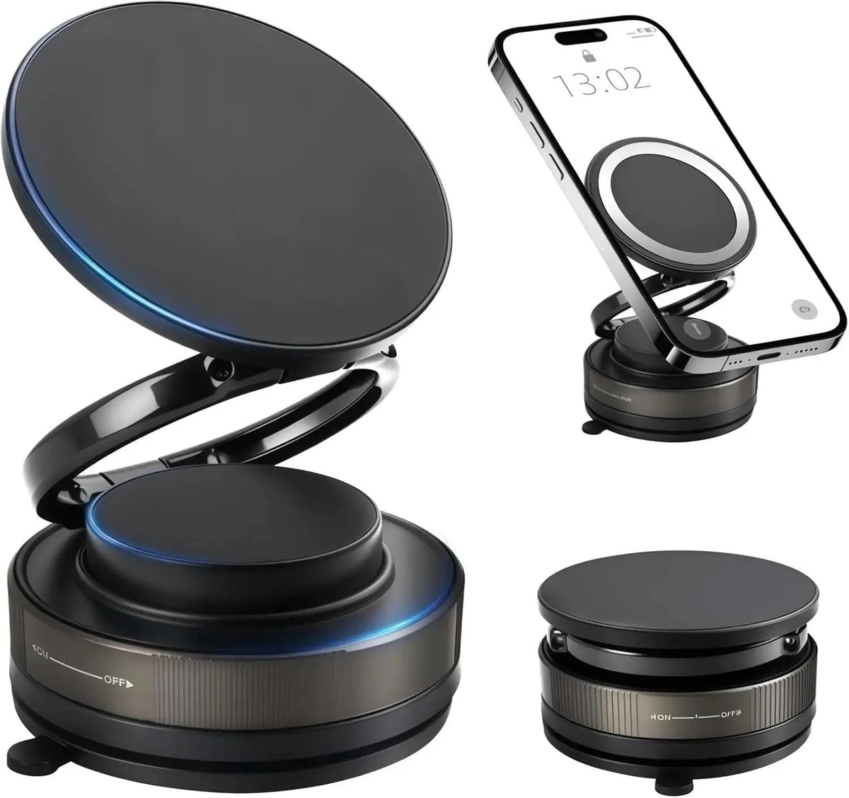 Suporte Magnético para Celular com Rotação 360°