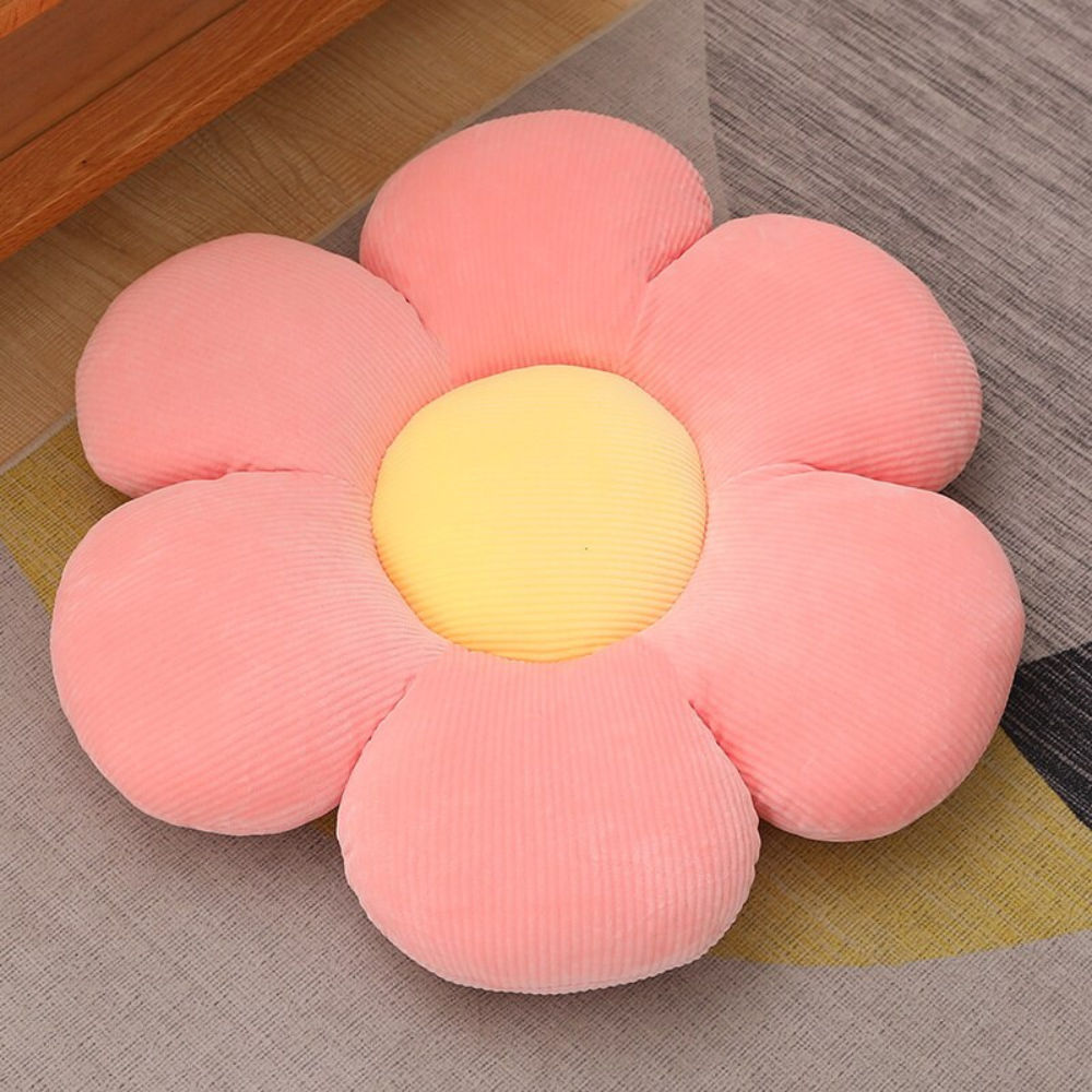 Almofada de Pelúcia em Formato de Flor – Macia e Decorativa
