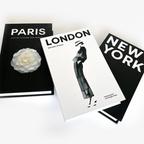 Kit 3 Livros Decorativos Faux – New York, London e Paris