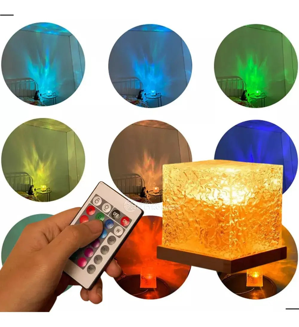 Projetor de Luz Noturna com Efeito de Ondas de Água