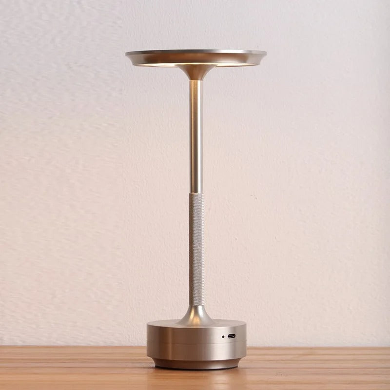 LÂMPADA DE MESA LED SEM FIO RECARREGÁVEL