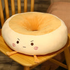 Almofada Pão Fofa – Travesseiro de Assento Kawaii Ultra Macio para Cadeira