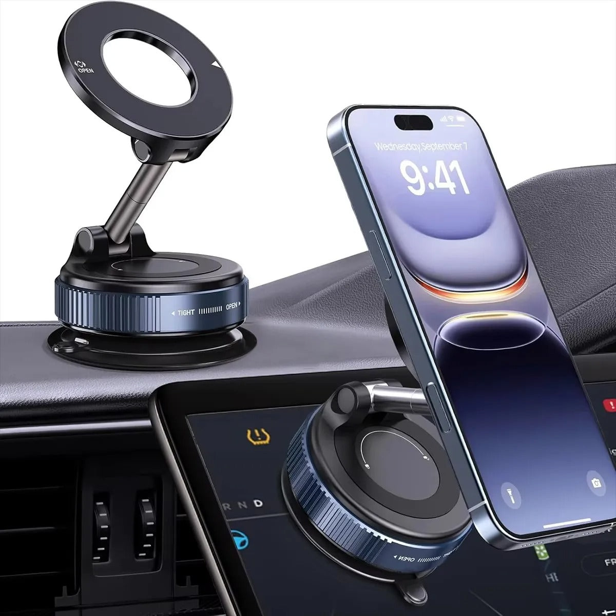 Suporte Magnético para Celular com Rotação 360°