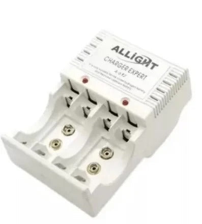 Kit Carregador de Pilhas AAA Bivolt + Pilhas Recarregáveis