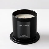 Vela Aromática de Cera de Soja com Cloche de Vidro – Spa Doméstico Premium