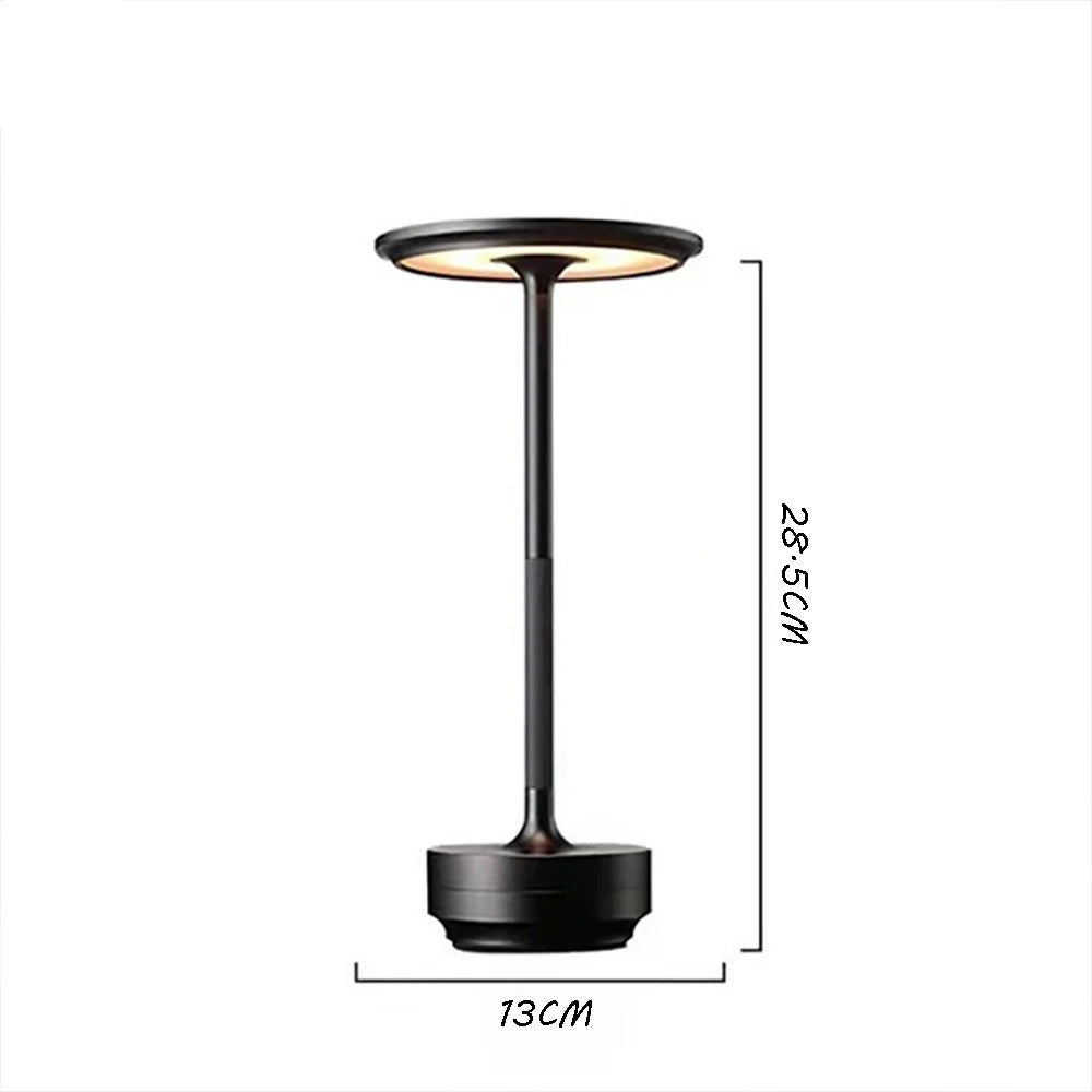 LÂMPADA DE MESA LED SEM FIO RECARREGÁVEL