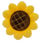 Almofada de Pelúcia em Formato de Girassol – Decorativa e de Assento