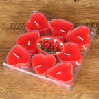 Kit 9 Velas Aromáticas em Formato de Flor – Sem Fumaça para Decoração e Presentes
